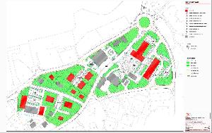Predvidena ureditev centra Nazarij
